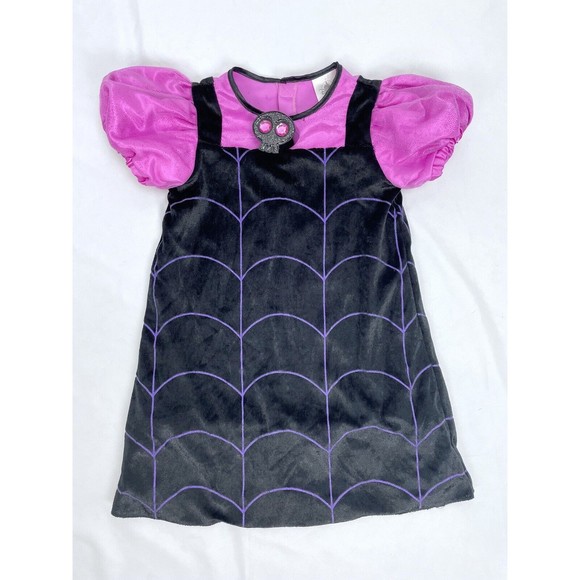 Disney Store Girl Size 4 Vampirina Black Pink Halloween Costume Dress Song - Picture 1 of 7